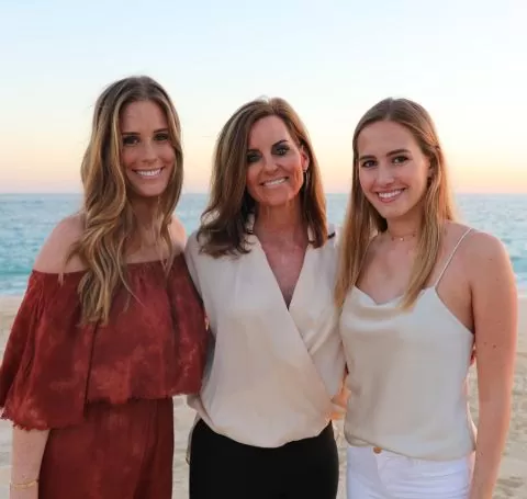 Ann Archambault Buck with Her Two Kids.