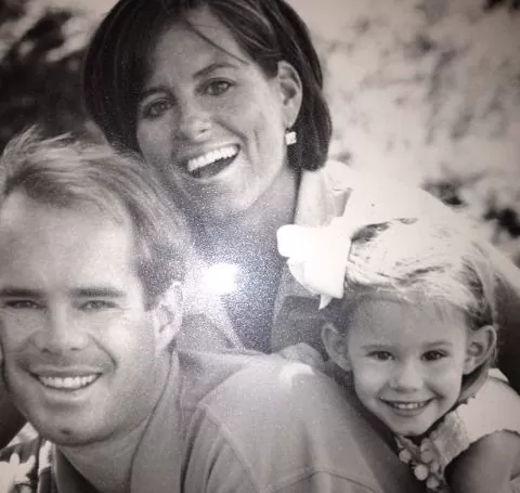 Ann Archambault and Joe Buck with Daughter Natalie Buck.