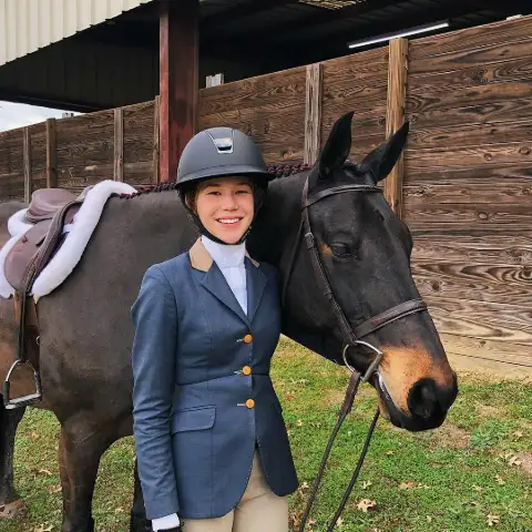 Sophia and Her Horse.