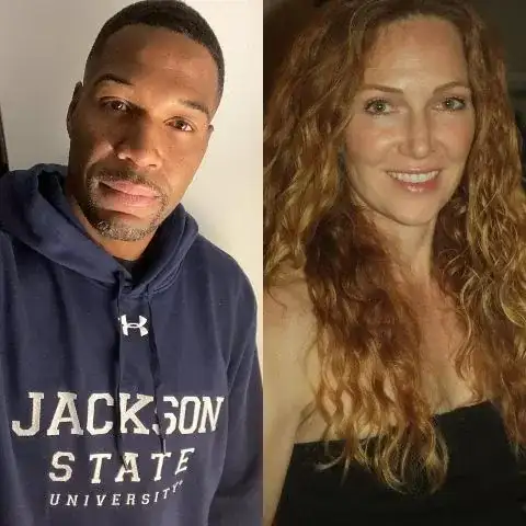 Jean Muggli and Michael Strahan Collage.