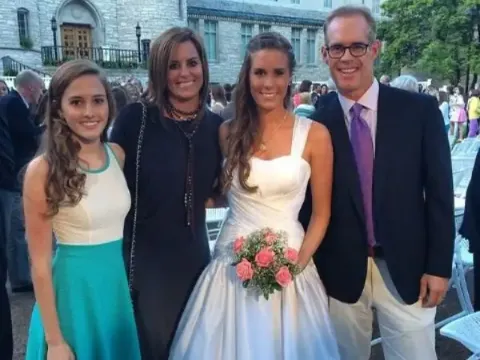 Natalie Buck with Her Parents and Sister. 
