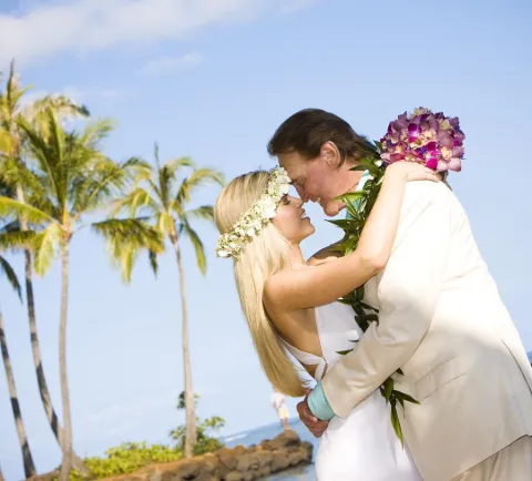 Faith Noelle and Lee Majors Renewed Their Vows in Hawaii.