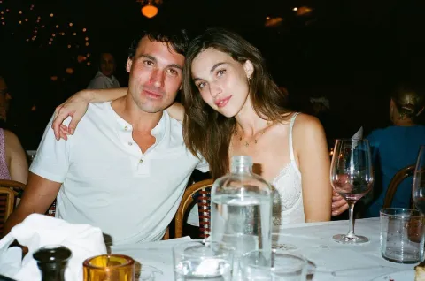 Justin Qualley and Rainey Qualley.