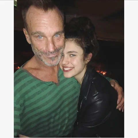 Margaret Qualley with Her Dad, Paul Qualley. 