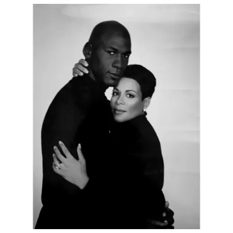 Michael Jordan and Juanita Vanoy. 
