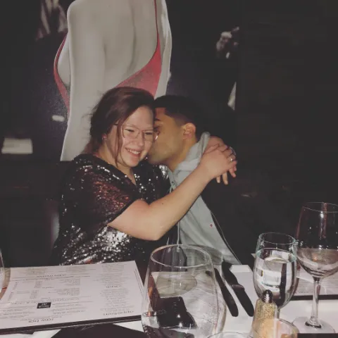 Veronica Gutierrez with Her Son, Davon Wade. 