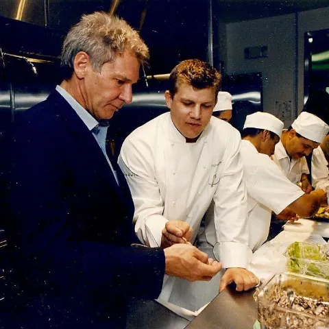 Ben Ford with His Father at Chadwick in 1999.