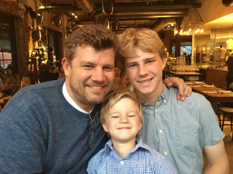 Ben Ford with His Kids.