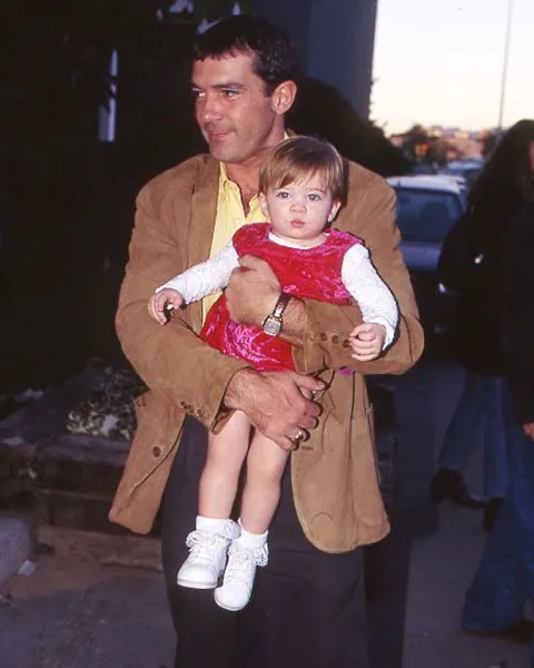 Antonio Banderas with His Daughter, Stella Banderas. 