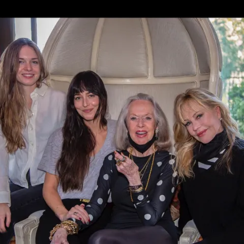 Stella with Her Family. 