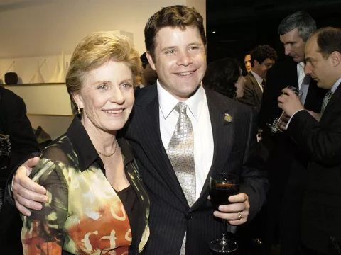 Sean Astin with His Mother, Patty Duke. 