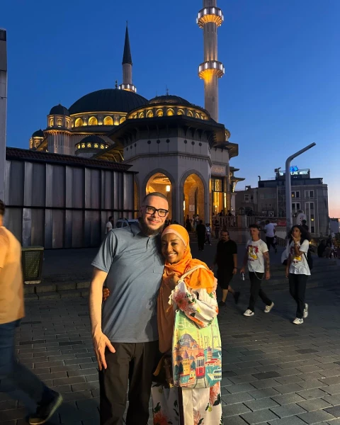 Shaun King with Wife, Rai King. 