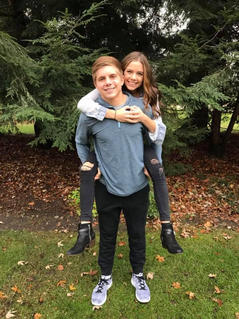 Connor Payton with Sister, Meghan Payton.
